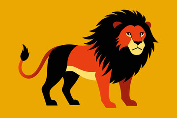 Vector Design of a Lion