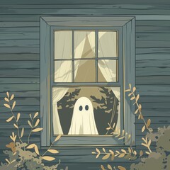 ghost in the window.