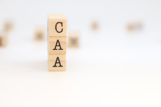 acronym caa (Customer Application Approval) on white background