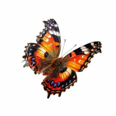 Fototapeta na wymiar Butterfly on white background
