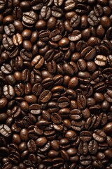 Obraz premium Texture of coffee beans