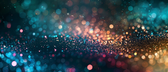 An atmospheric image with layers of bokeh lights that create a sense of depth and invite reflection