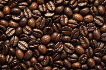 Texture of coffee beans