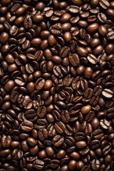 Fototapeta premium Texture of coffee beans