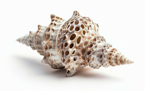 recommend clip art: Intricately Patterned Seashell Isolated on White Background.