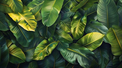 Close Up of Green Leafed Plant - obrazy, fototapety, plakaty