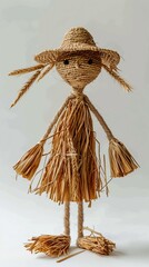 straw doll amulet.