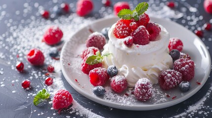 delicious berry dessert.