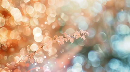This is a brief description of bokeh photography featuring light-colored circles with a blurred