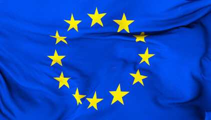 European Union Flag, European Union Flag Image. - obrazy, fototapety, plakaty