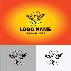 hornet bee logo icon vector for business brand app icon hornet bee logo template