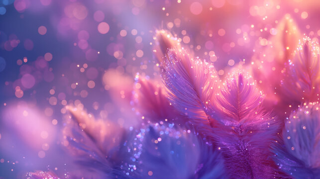 Abstract lilac background with shimmer. Festive background.