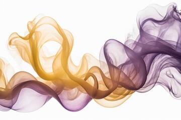 Abstract colourful flowing smoke paint wave
