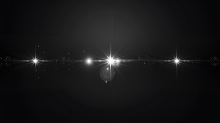 Light burst. Glowing light effect with transparent background. Vector illustration.