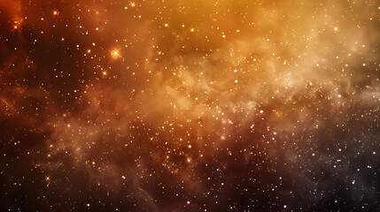Amazing space background with shining stars and colorful nebula.