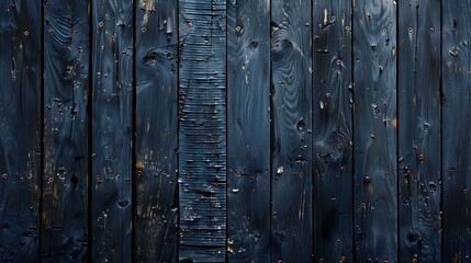 Blue wooden background with a rough texture. The wood grain is visible and the knots are prominent.
