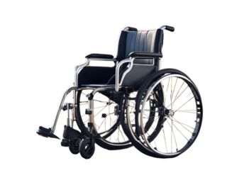 wheelchair isolated on white