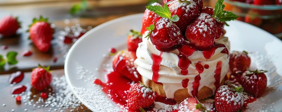 delicious berry dessert.