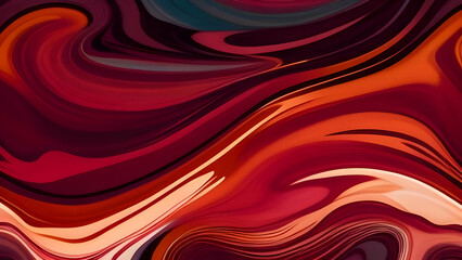 abstract red orange background liquid pattern