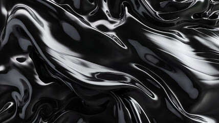Background of black liquid.  - 768222442