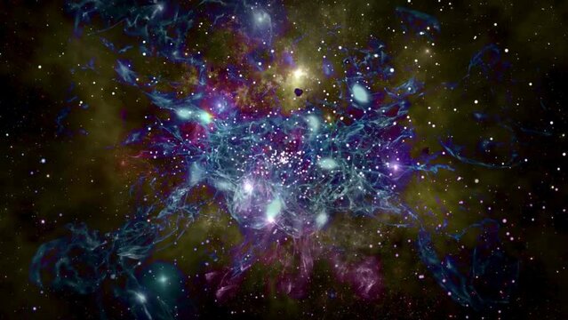 Space Milky Way Galaxy universe night video