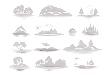 style icon icons symbol vector logo sign lake black vector high illustration quality isolated