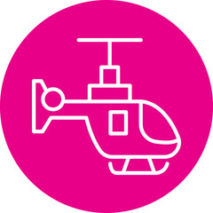 Helicopter Line Multi Circle