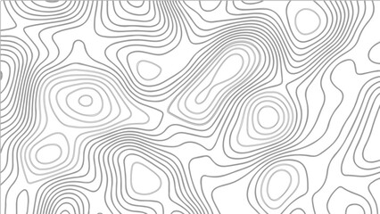 Topography vector background, banner. Imitation of a geographical map, contour lines. Modern design with topographic wavy pattern design.paper texture Imitation of a geographical map shades