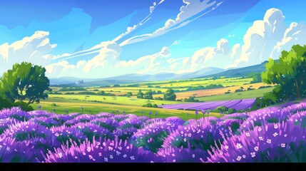 Obraz na płótnie Canvas lavender field.