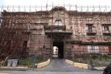 abandoned palace portici, italy