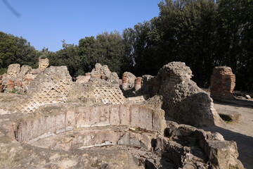 cuma, campi flegrei ruins italy