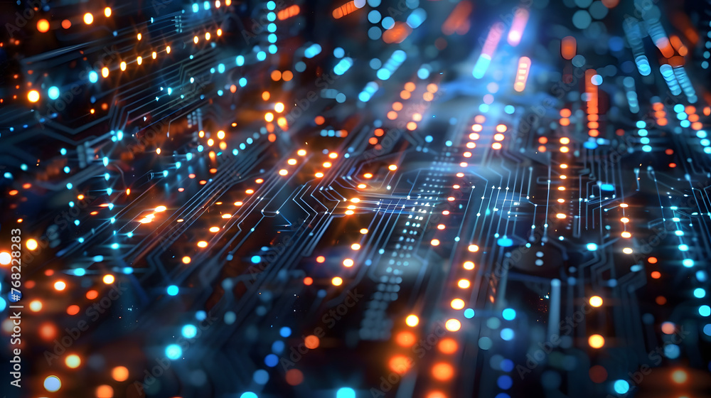 Poster strategies for ensuring cybersecurity in the digital transformation era, protecting data and assets.