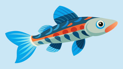 Discover the Beauty Guppy Fish Vector Art for Your Projects
