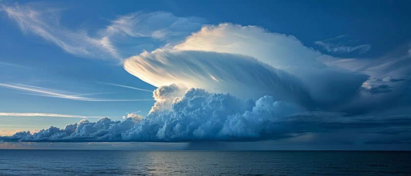 Large Cloud Over Ocean