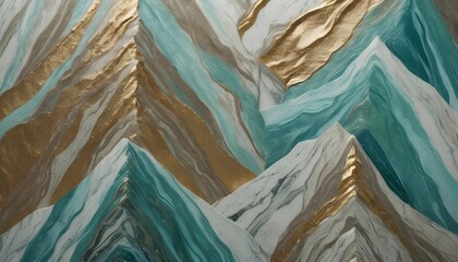Blue green marble background