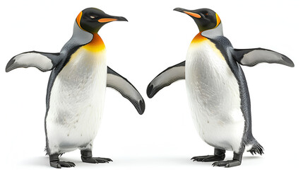 Elegant Penguin Courtship