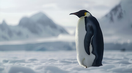 Majestic Emperor Penguin Vast