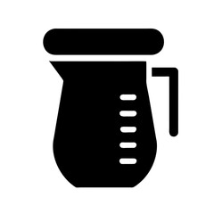 Beaker icon on a Transparent Background