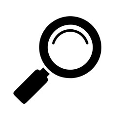 Magnifying glass icon on a Transparent Background