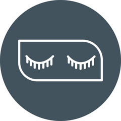Eyelashes Line Multi Circle