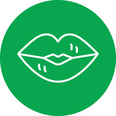 Lips Line Multi Circle