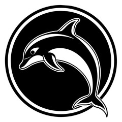Explore the Beauty of Dolphins icon for logo Vector Graphics for Stunning Designs