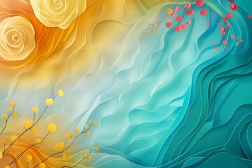 abstract background for Girl Scout Leader's Day 