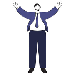 Young Businessman Illustration