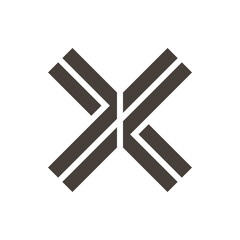 Obraz premium Monogram X. Design vector X logo. Monogram initial letter mark X logo design. Monogram design vector logo. Monogram initial letter mark X logo design. Simple X monogram. Monogram X design logo 