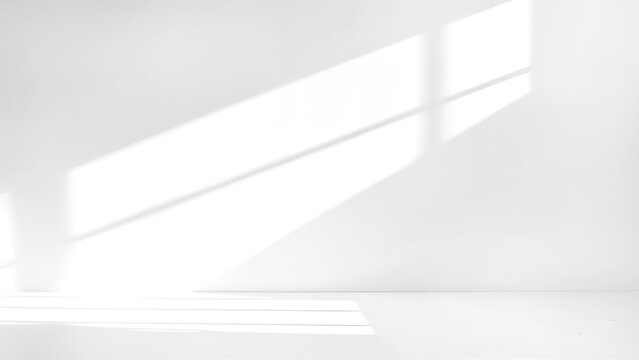 Shadow overlay effect isolated on transparent background, png. Light and shadows from window. Mockup of transparent shadow overlay effect and natural lightning in room interior