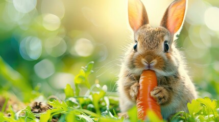 Greeting Card and Banner Design for Social Media or Educational Purpose of National Carrot Day Background