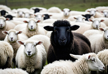 Obraz premium black sheep