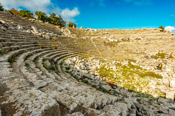 Termessos ancient city the amphitheatre. Termessos is one of Antalya -Turkey's most outstanding...