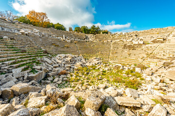 Termessos ancient city the amphitheatre. Termessos is one of Antalya -Turkey's most outstanding...